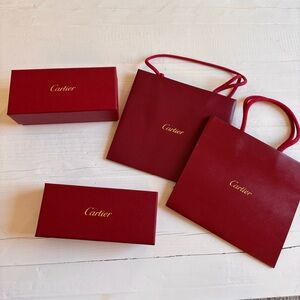 Cartier gift bags and boxes